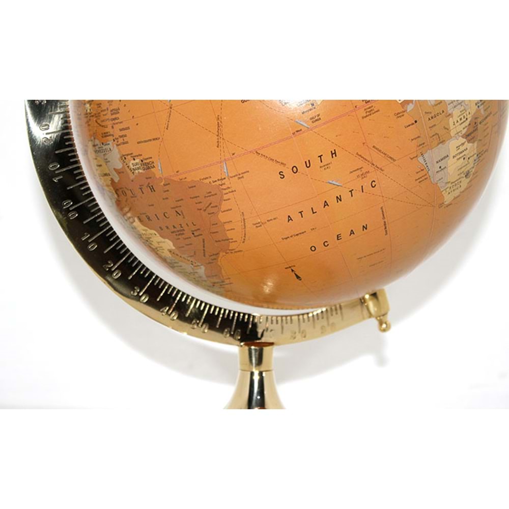 Pirinç Dünya Küre 47 Cm 3389
