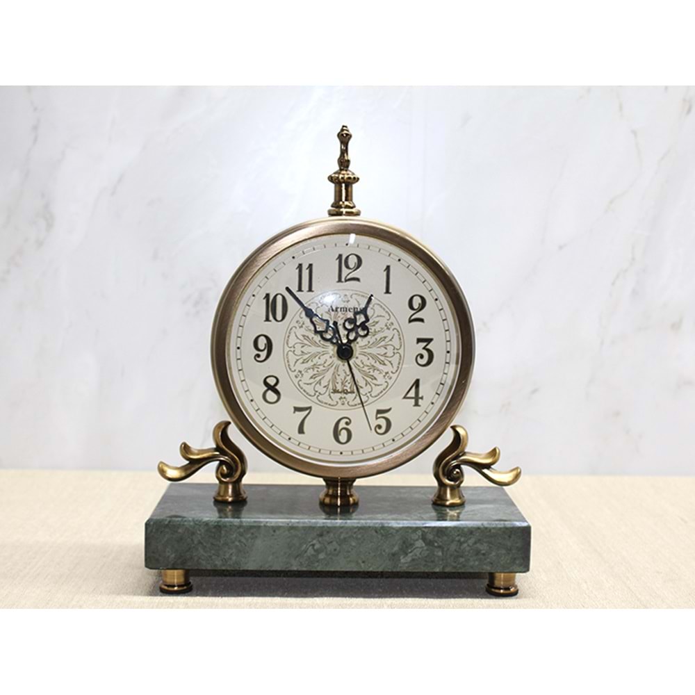 Altı Mermer Masa Üstü Saat Alk4322