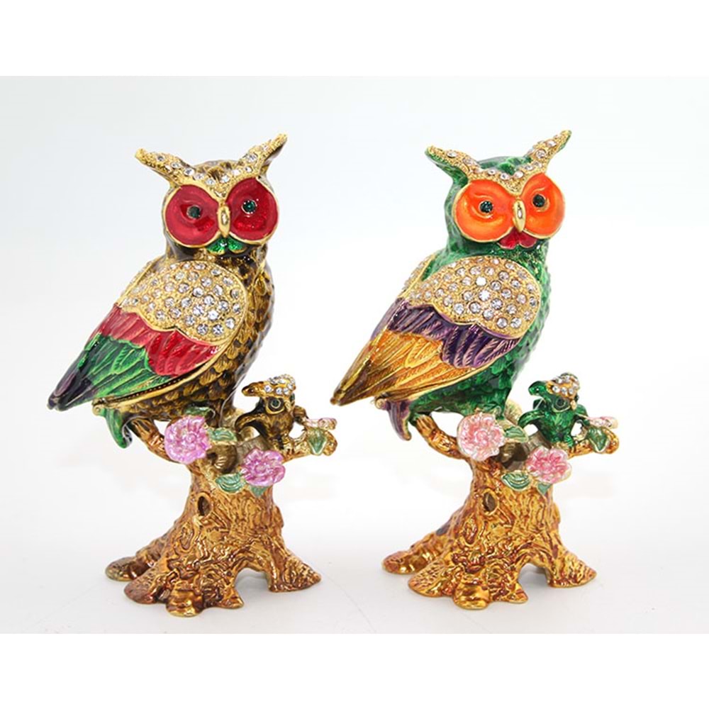 Swaroski Taşlı Tekli Baykuş Alk1929