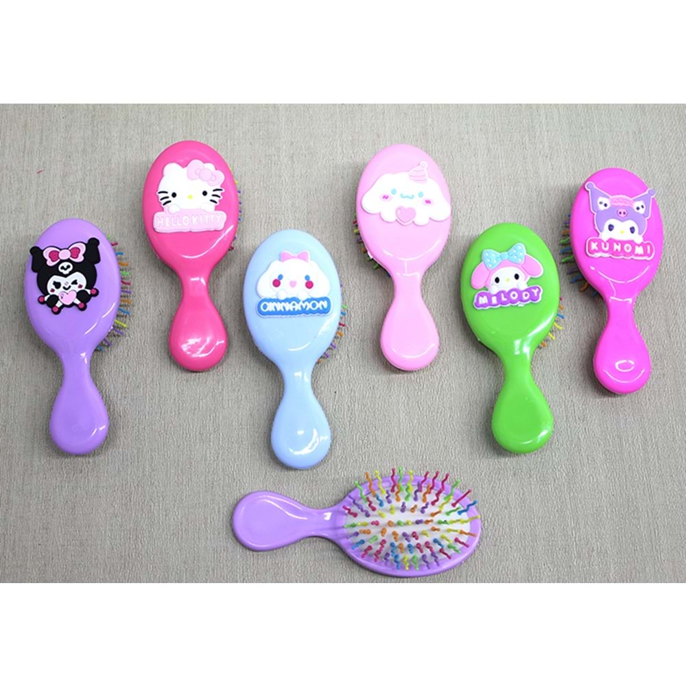 Kuromi,Hello Kitty,Cinnamon,My Melody Saç Tarağı Alk3084
