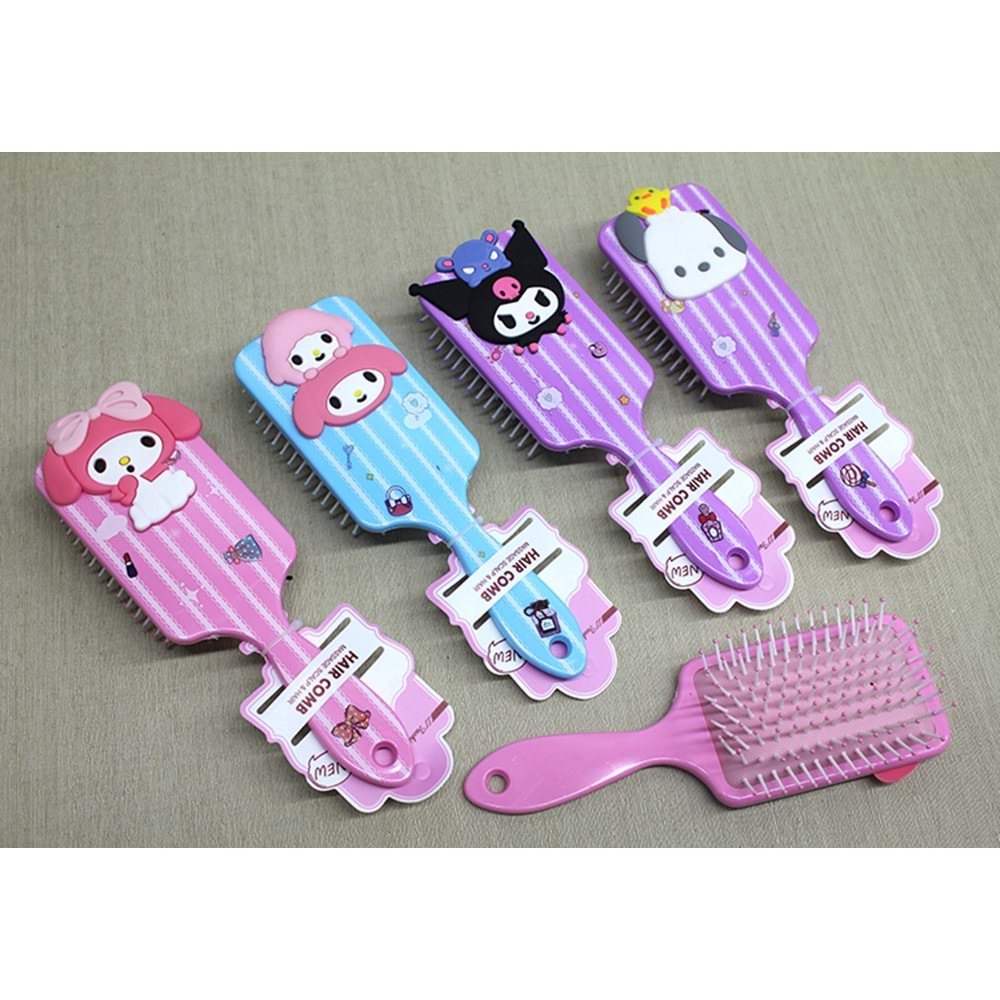 Kuromi,Hello Kitty,Cinnamon,My Melody Saç Tarağı Alk3086