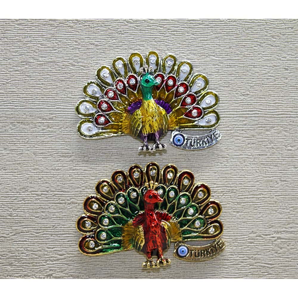 Swaroski Tavuskuşu Magnet Alk3852