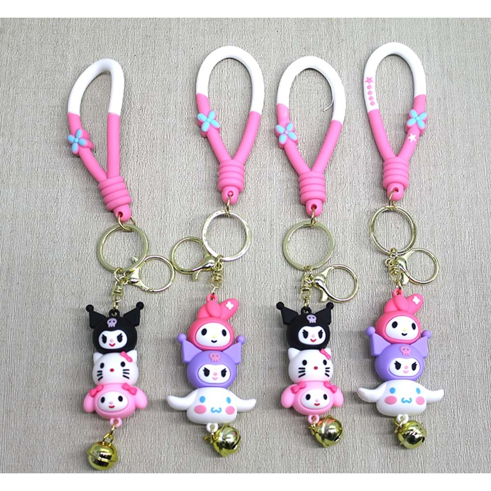 Hello Kitty Serisi Silikon Anahtarlık Alk4257