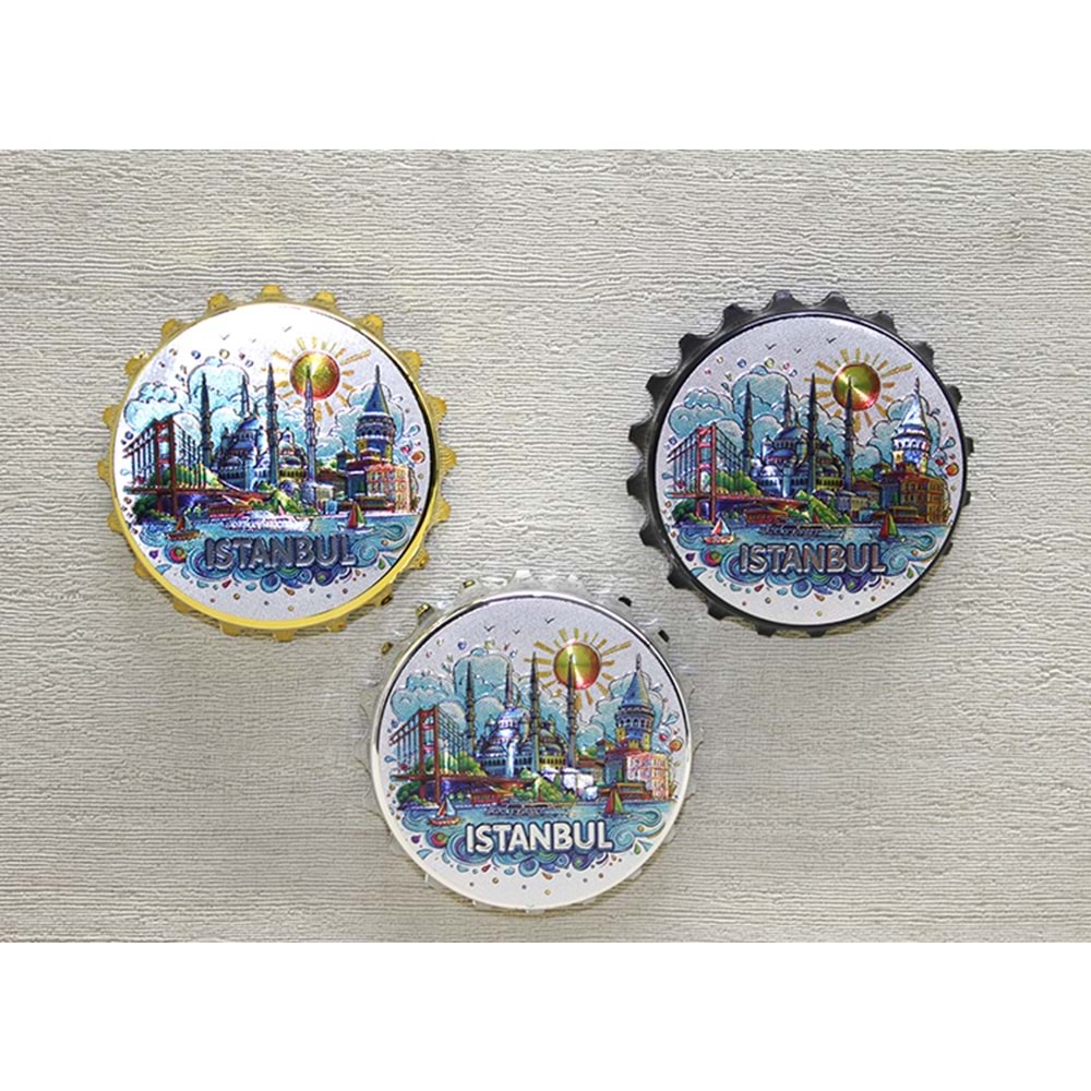 İstanbul Temalı Metal Magnet Alk4341
