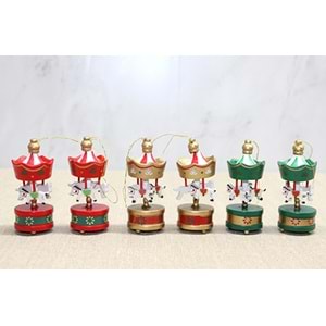 Ahşap 6'Lı Dekoratif Atlı Karınca Alk4395