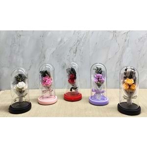 Işıklı Müzikli Romantik Gül Buketi Alk4999