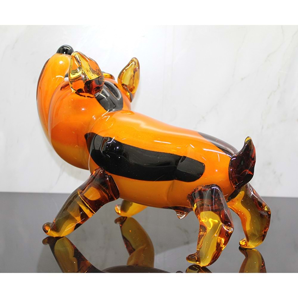 Murano Cam Pitbull Figürü Alk5199