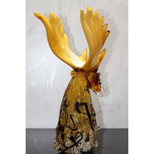 Murano Cam Geyik Büstü Alk5227