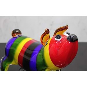 Murano Cam Köpek Figürü Alk5232