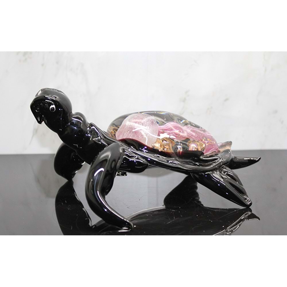 Murano Cam Kaplumbağa Figürü Alk5234