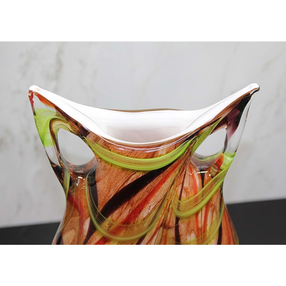 Murano Cam Tasarım Vazo Alk5239