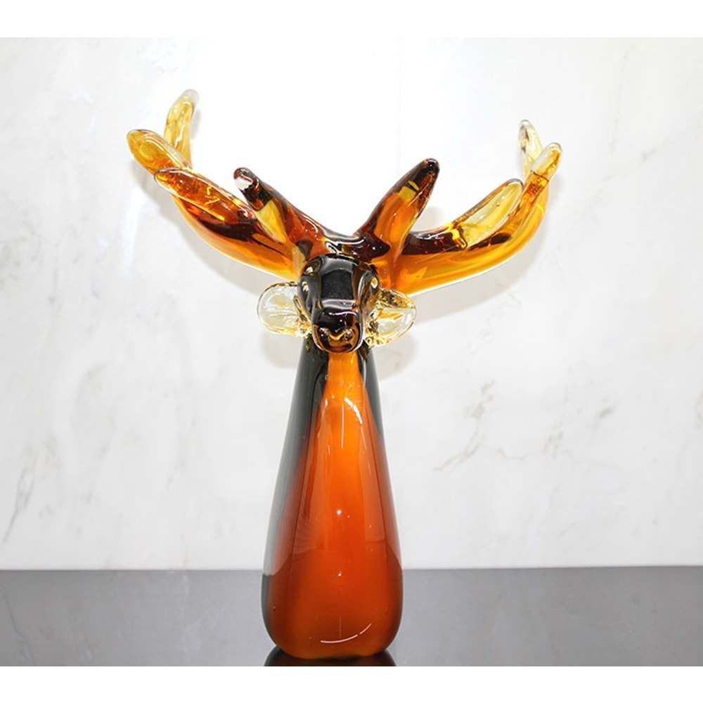 Murano Cam Geyik Büstü Alk5245