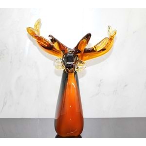 Murano Cam Geyik Büstü Alk5245