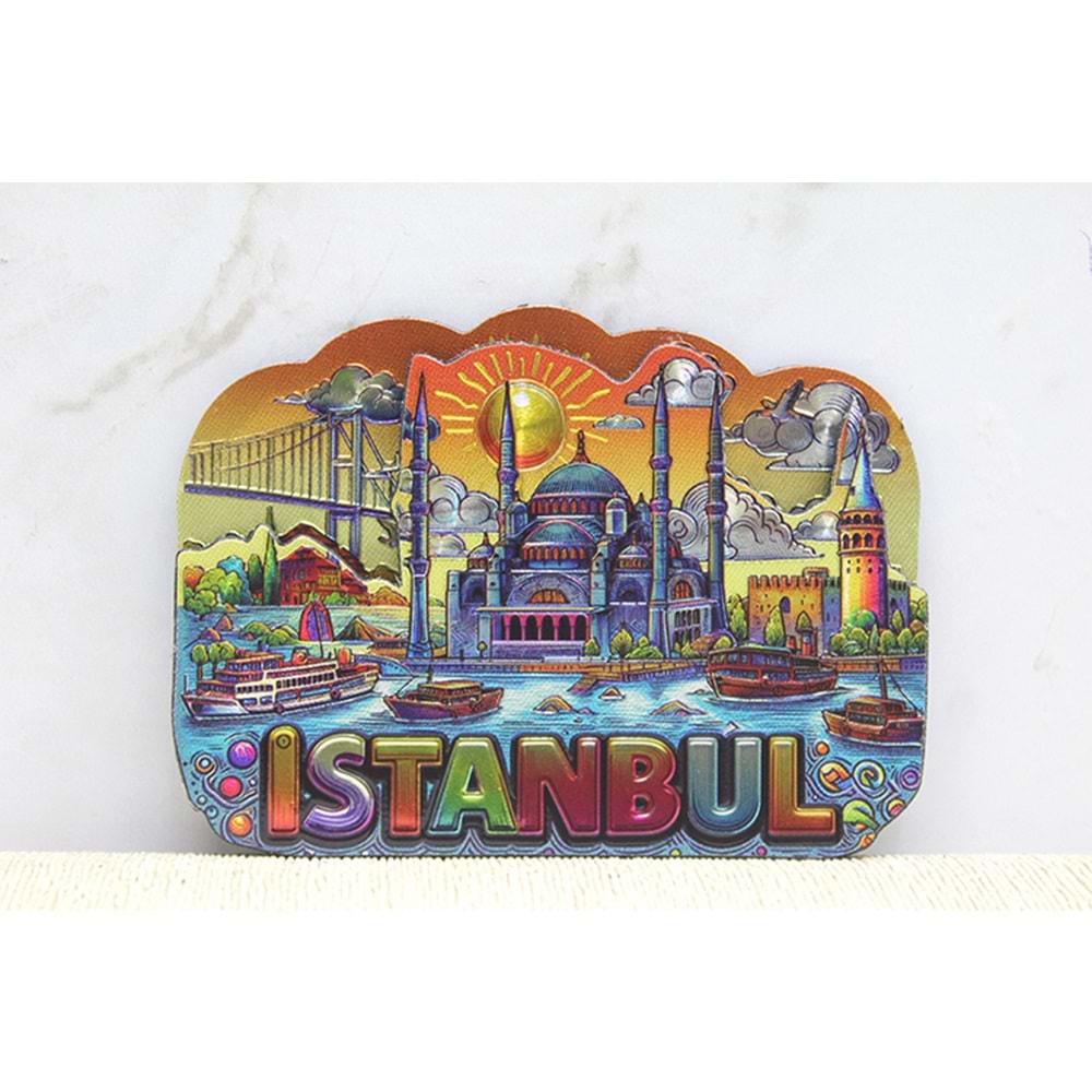 İstanbul Temalı Silikon Buzdolapı Süsü Magnet Alk5376