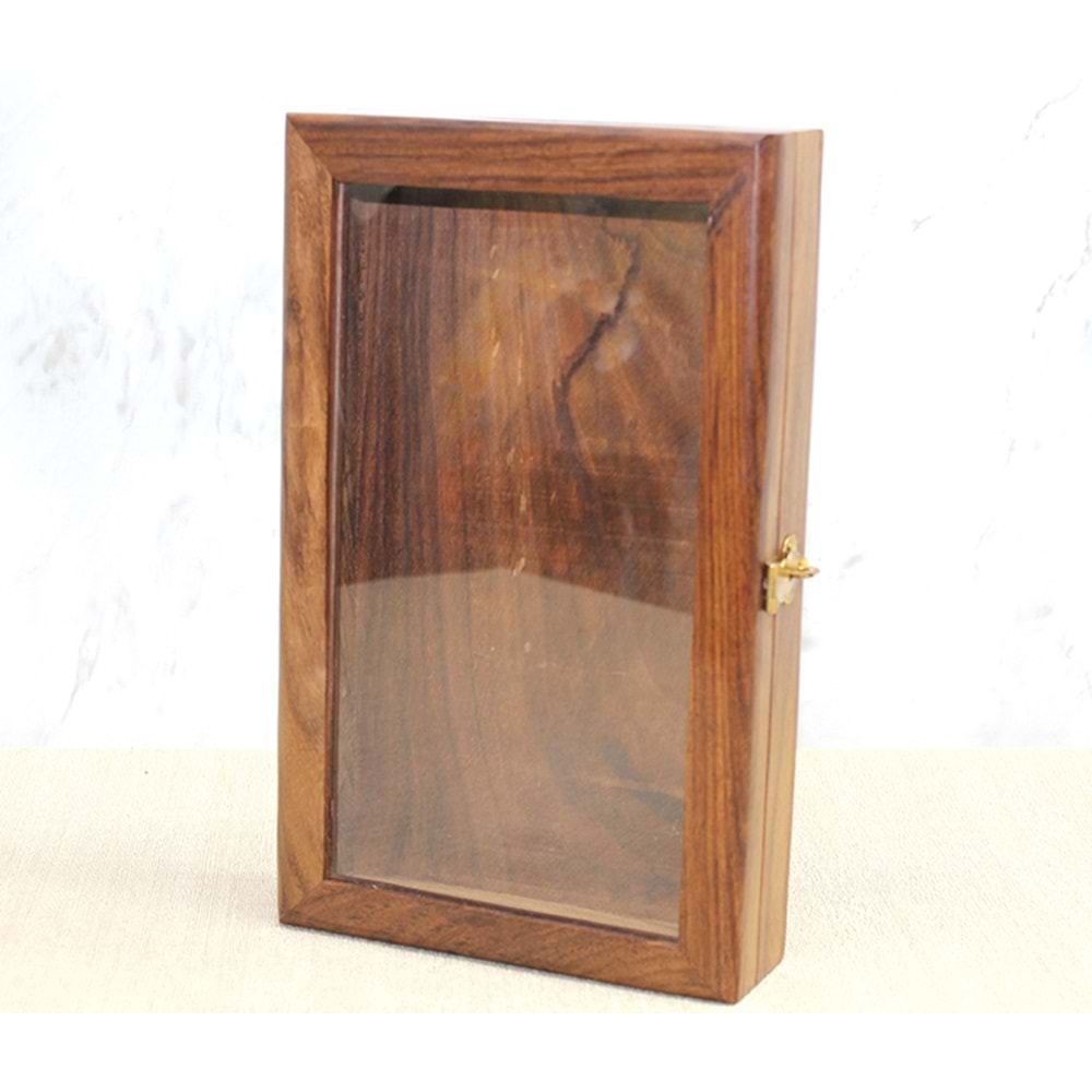 Maun Ağaç İşlemeli El Yapımı Saklama Kutusu H01