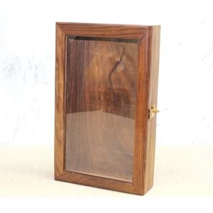 Maun Ağaç İşlemeli El Yapımı Saklama Kutusu H01