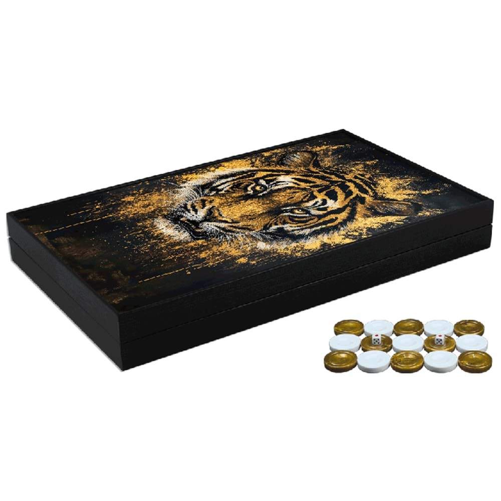 Özel Trendy Kaplan Tasarımı Tavla