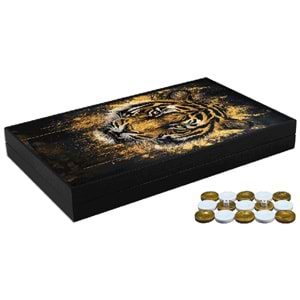 Özel Trendy Kaplan Tasarımı Tavla