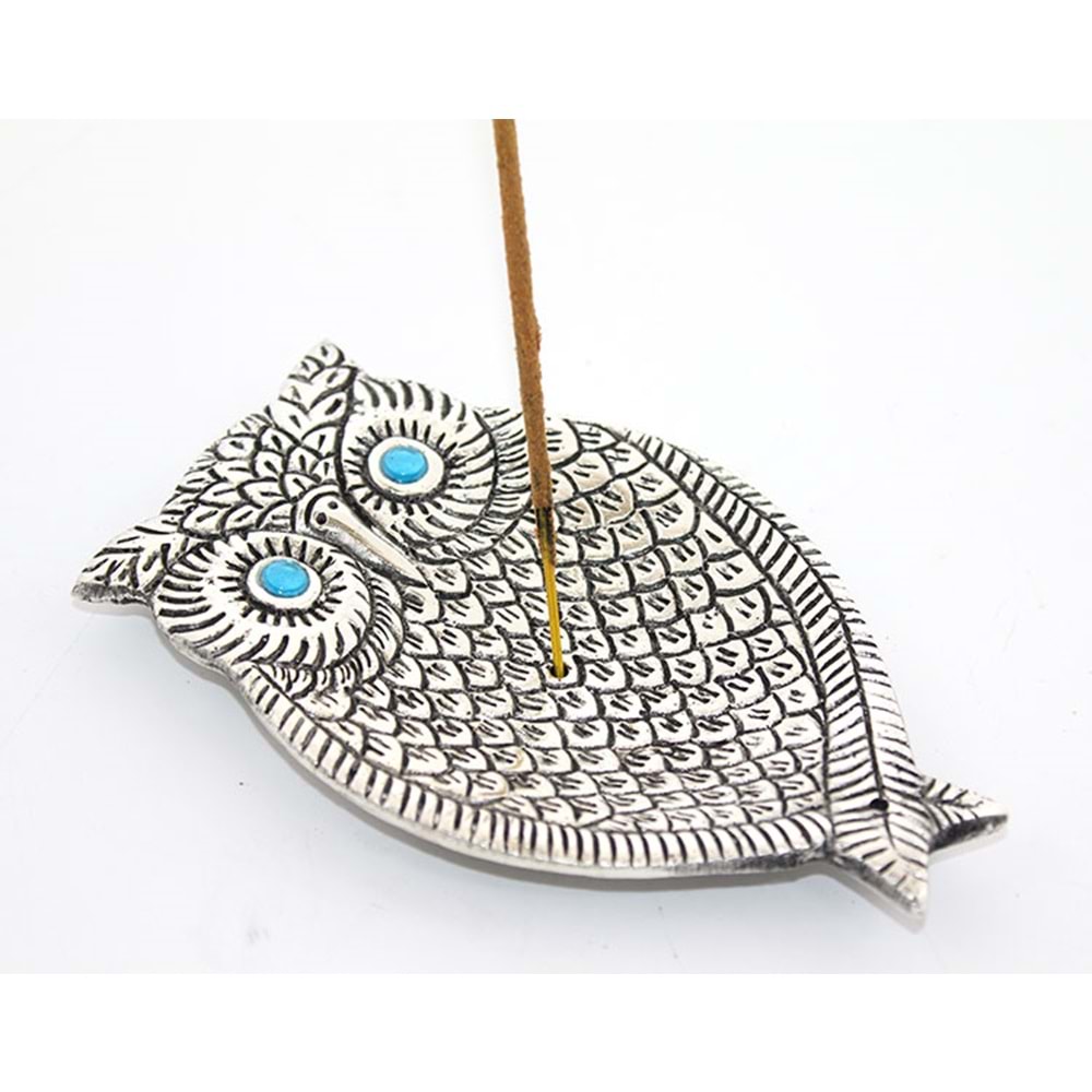 Metal Baykuş Tasarımı Tütsülük Ksk2181