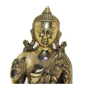 Metal Buda Biblosu 25 Cm KSK269