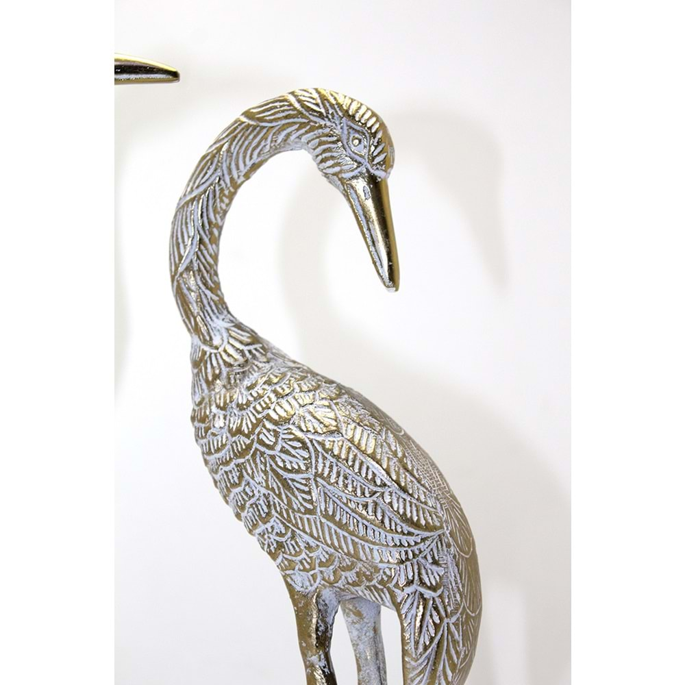 Metal İkili Flamingo Seti 36 Cm KSK501.