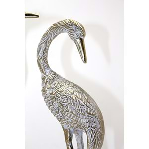 Metal İkili Flamingo Seti 36 Cm KSK501.